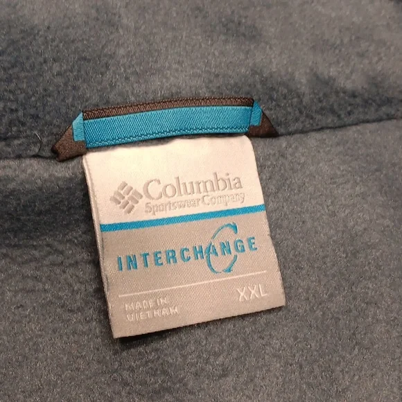 Columbia Men's Navy and Black Raincoat - Picture 2 of 2